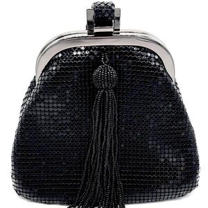 Elegant Black Beaded Evening Bag